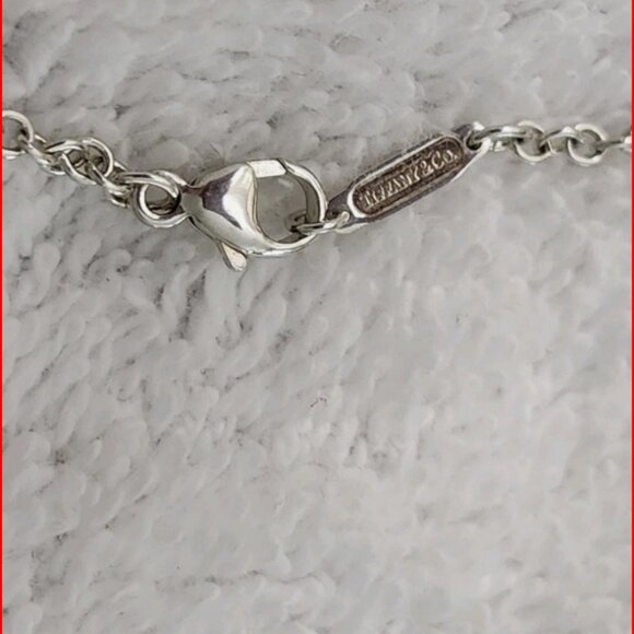 Tiffany & Co 34" Pearl Necklace Nature Rose Sterling Silver with Case RARE - Picture 3 of 3